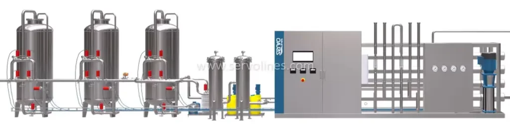 8T/H Reverse Osmosis Water Treatment System