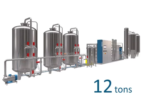 12T/H Reverse Osmosis Water Treatment System